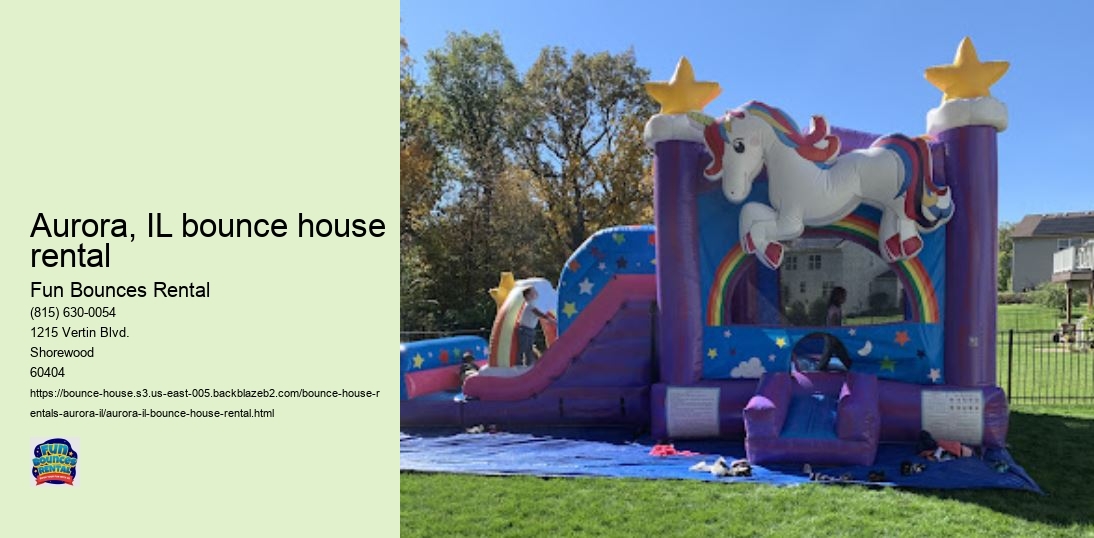 Aurora, IL bounce house rental
