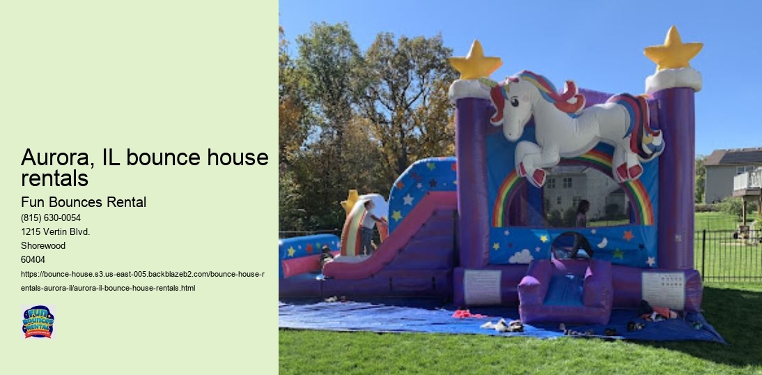 The Benefits of Hiring Bounce House Rentals in Aurora, IL for Birthday Parties