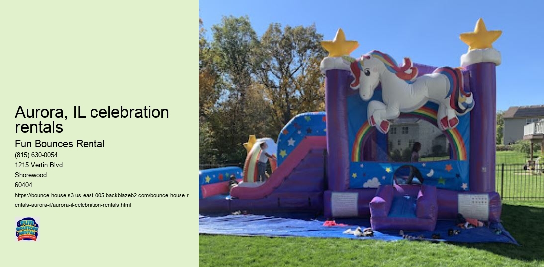 Get Ready to Bounce: Fun Bounces Rental Makes Your Aurora Event Unforgettable!