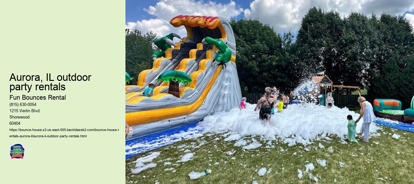 Turn Any Event Into a Bouncy Celebration with Fun Bounces Rental in Aurora, IL!