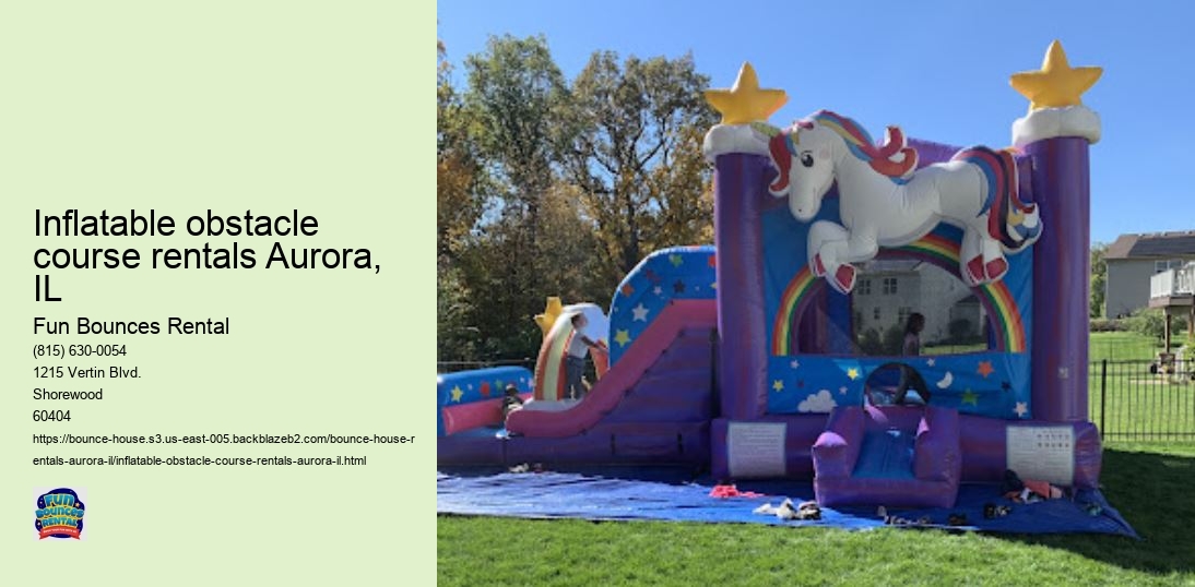 Jump for Joy: Fun Bounces Rental Offers the Best Bounce House Rentals in Aurora, IL!