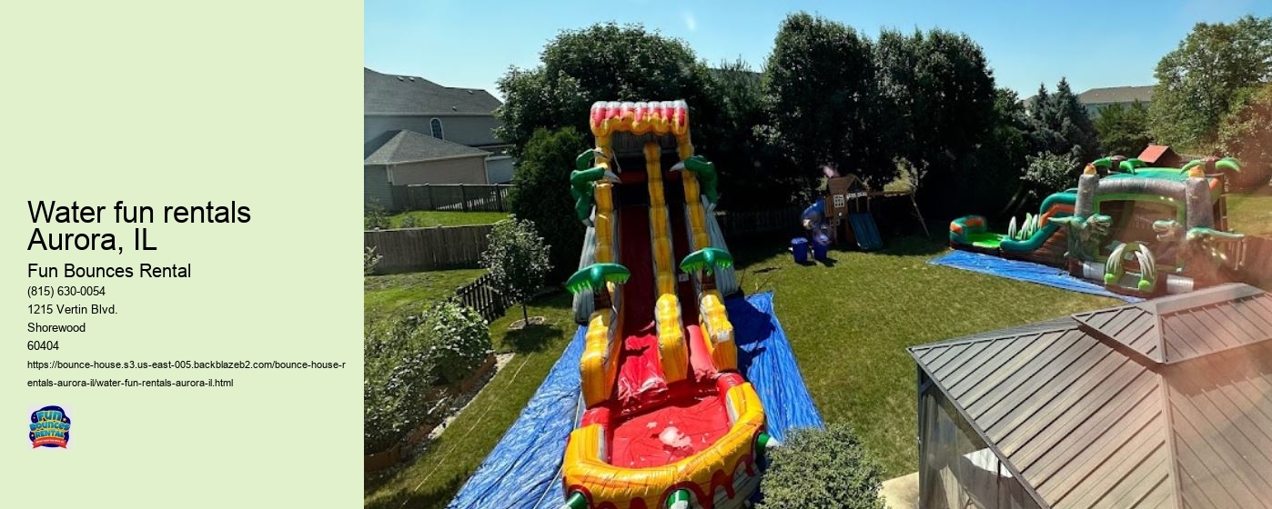 Water fun rentals Aurora, IL