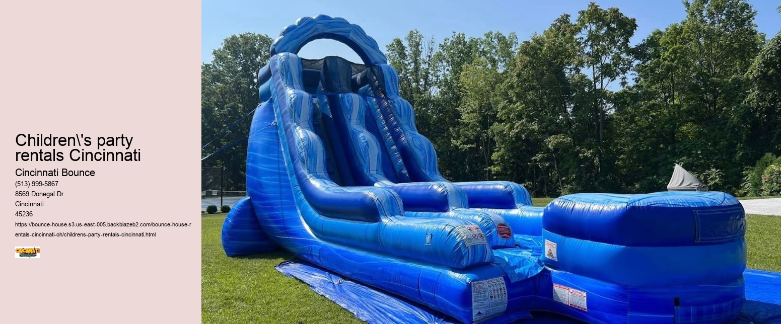 Transform Your Backyard with Cincinnati Bounce House Rentals!