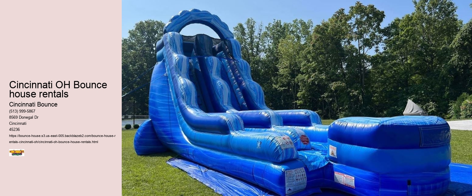 Dive into Excitement with Cincinnati Bounce House Rentals!