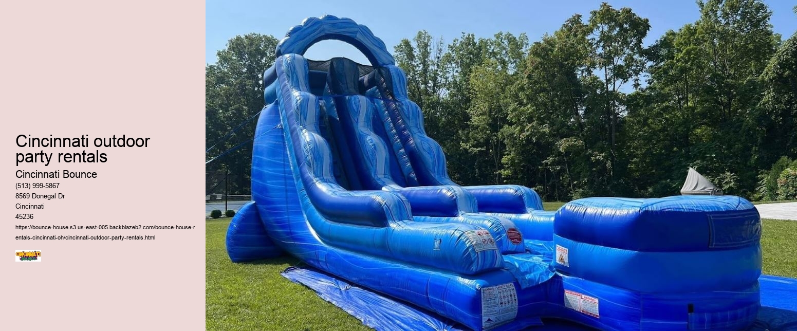 Elevate Your Event with Cincinnati Bounce House Rentals!
