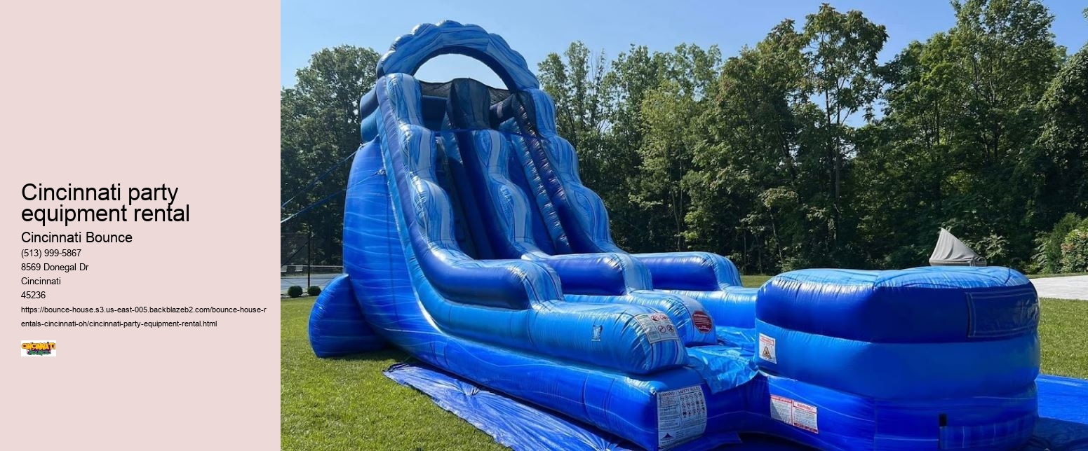 Jumpstart Your Party Planning with Cincinnati Bounce House Rentals!