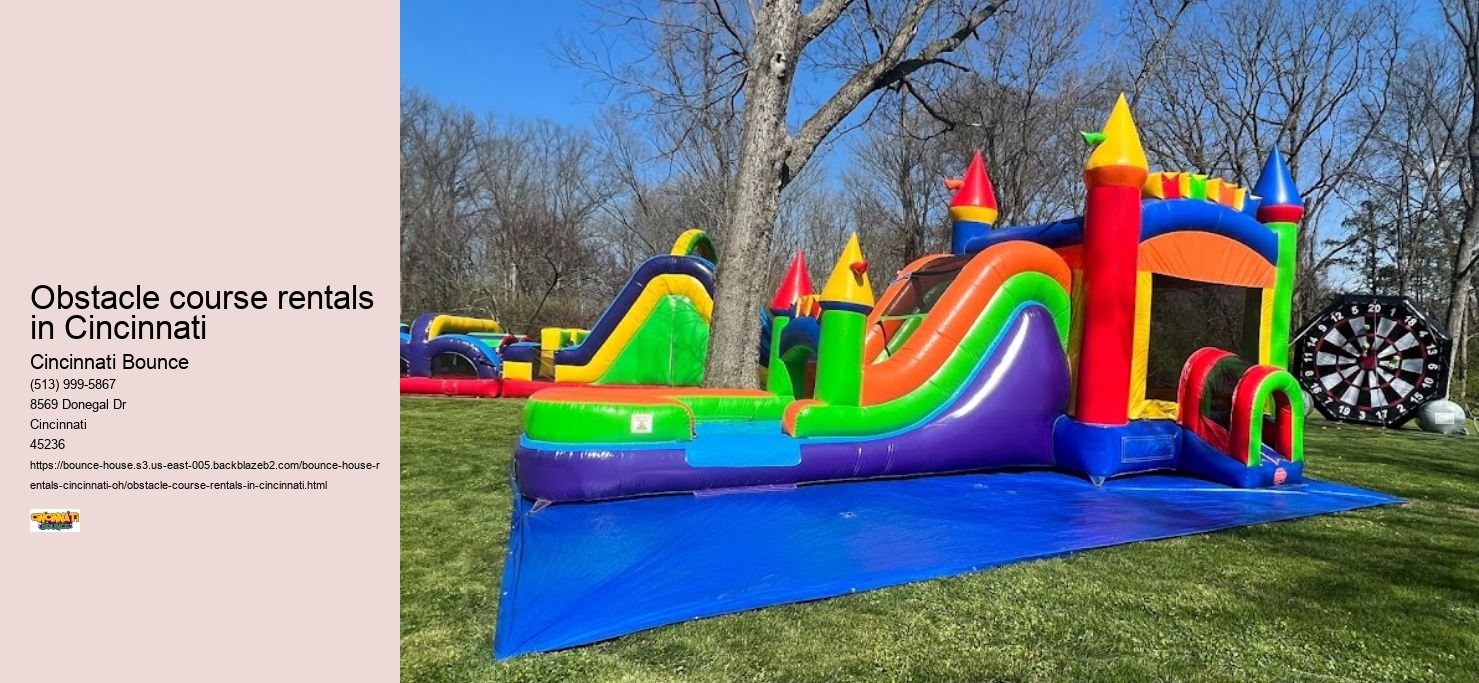 Obstacle course rentals in Cincinnati