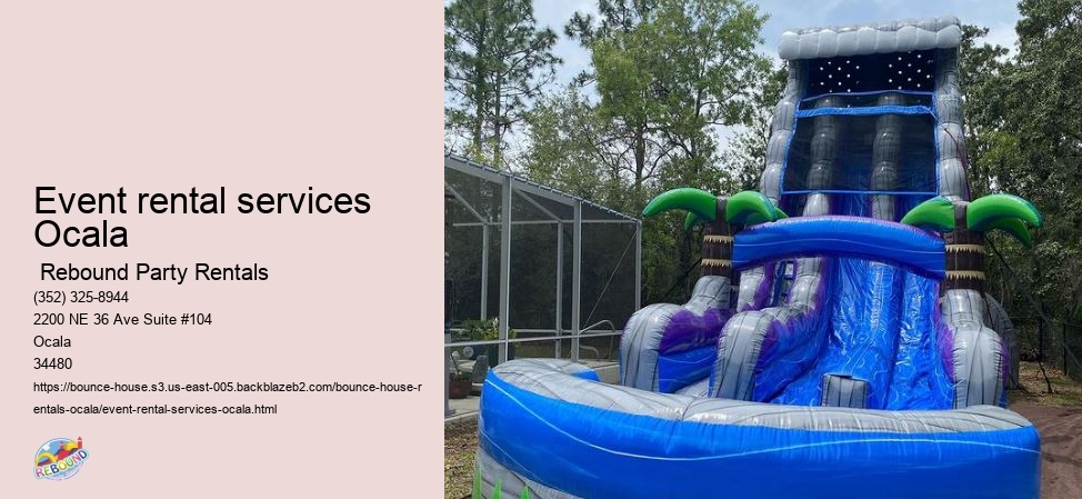 Event rental services Ocala