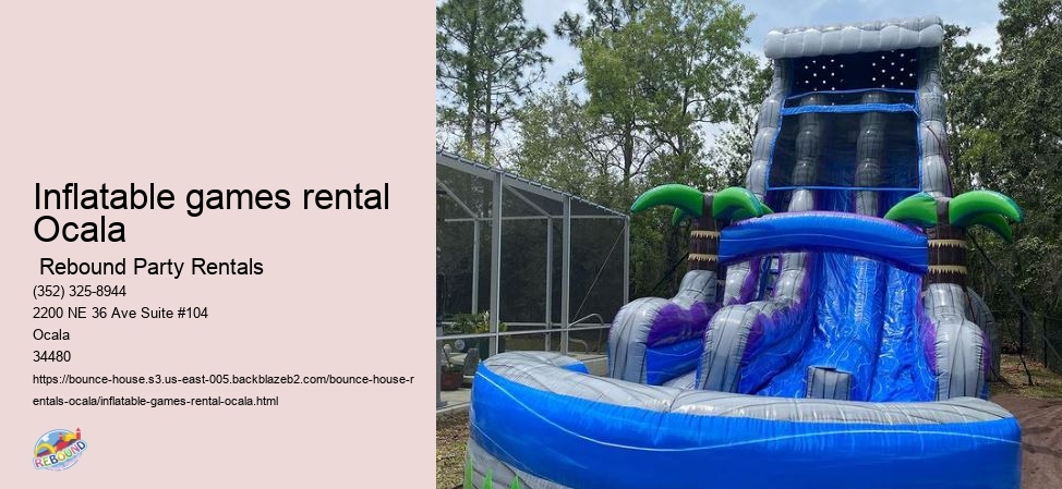 Inflatable games rental Ocala