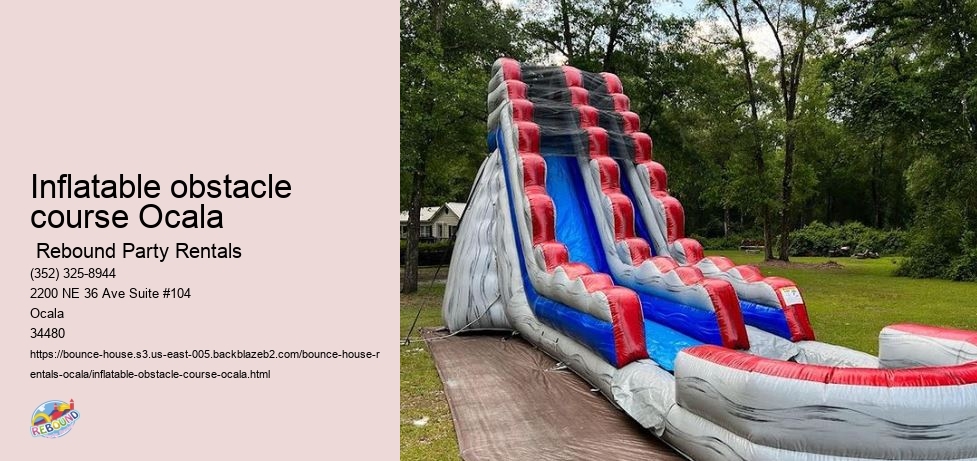 Inflatable obstacle course Ocala