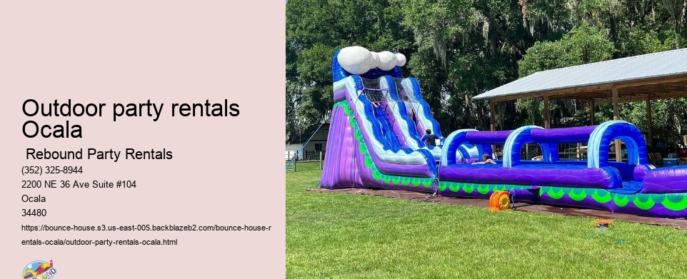 Outdoor party rentals Ocala