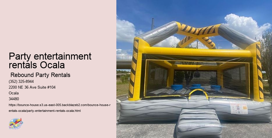 Party entertainment rentals Ocala