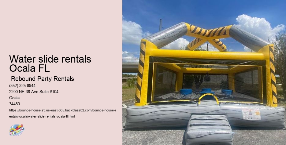 Water slide rentals Ocala FL