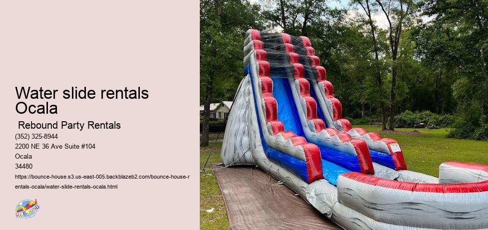 Water slide rentals Ocala