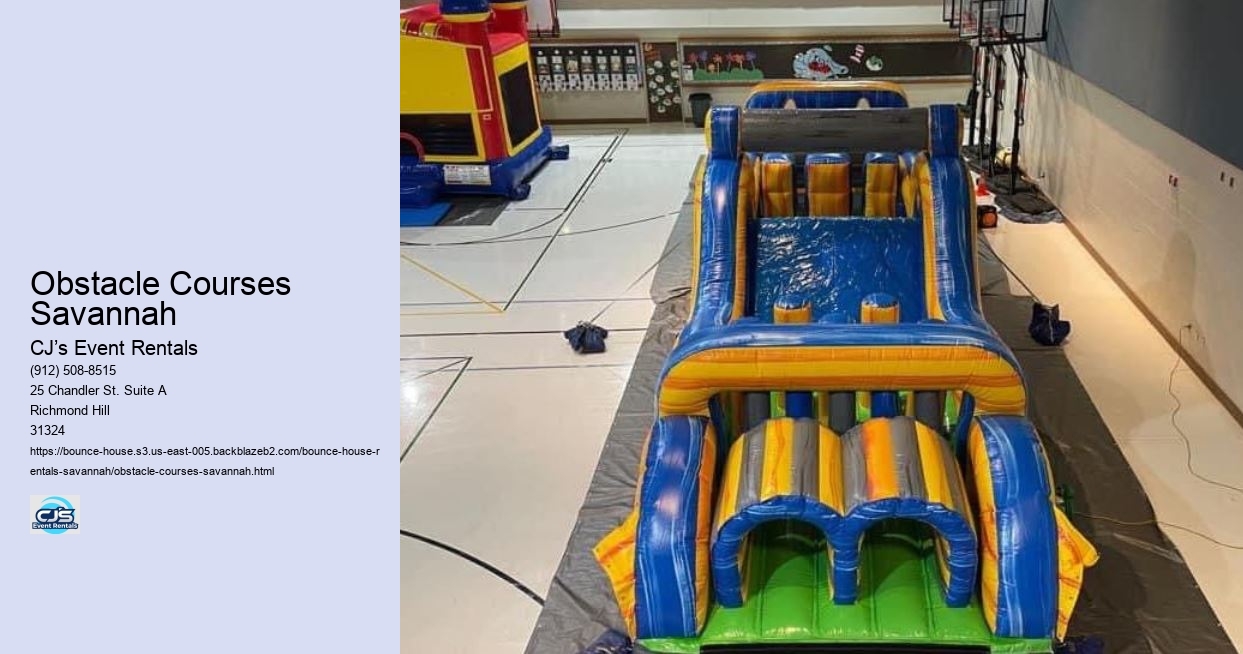 From Dream to Bounce House Reality: CJs Event Rentals Makes It Happen in Savannah!